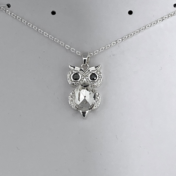 Owl Pendant with Necklace - Picture 1 of 2